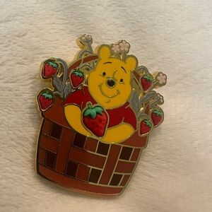 Disney Winnie the Pooh Strawberry Basket Pin
